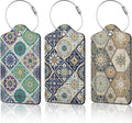 Vintage Mandala Floral Luggage Tag by Unknown