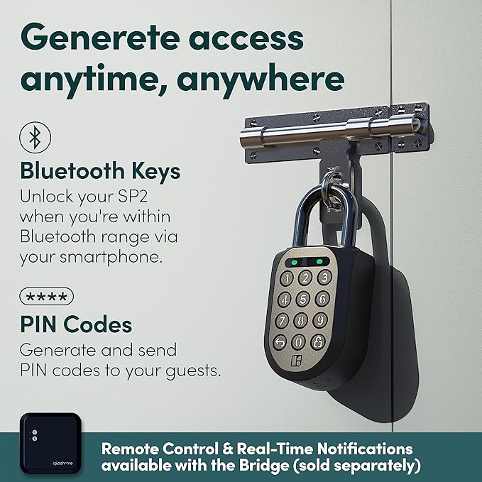 igloohome New Smart Padlock 2, The Toughest Smart Padlock – Generate Access - Image 6