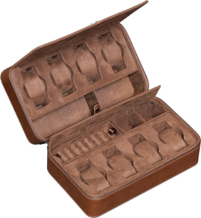 ROTHWELL 8 Watch Travel Case Storage Organizer by RothwellSanFrancisco