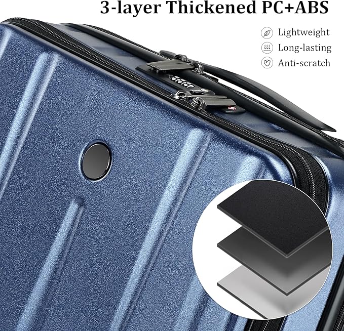 16" Carry On Briefcase Luggage - Image 6