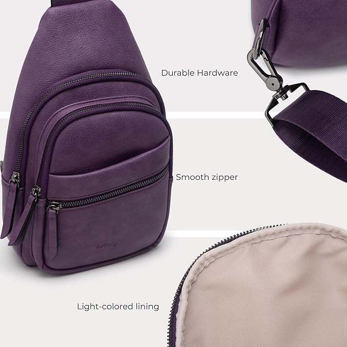 Alldaily Large Sling Bag for Women Crossbody Purse Leather Fashionable Trendy - Image 5