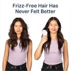 Crave Naturals Glide Thru Hair Brush - Detangler Brush for Curly, Straight, Wet or Dry Hair - Gentle Detangling Brushes for Adults, Kids, Toddlers - Hair Accessories for Women - 7.5x3" Soft Hazy Swirl