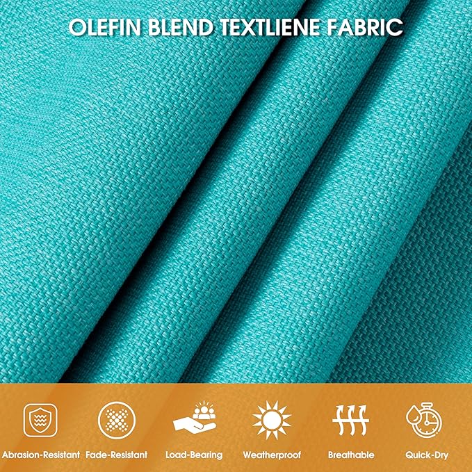 Lazy Daze Hammocks 11 FT Double Outside Hammock Quick Dry Olefin Fabric Hammock - Image 3