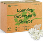 Freelivity Laundry Detergent Sheets, 200 Sheets Fresh Linen Scent by Freelivity