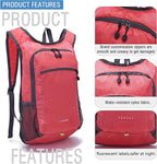 YZAOLL Small Hiking Backpack 15L Lightweight Packable Outdoor Hiking Daypacks - Image 5