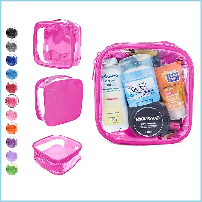 EzPacking Clear TSA Approved 3-1-1 Travel Toiletry Bag - Image 2