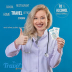 Hand Sanitizing Travel Wipes – 30ct Individually Wrapped | Fresh Citrus Scent - Image 3