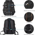 KROSER Travel Laptop Backpack 17.3 Inch XL Computer Backpack - Image 6