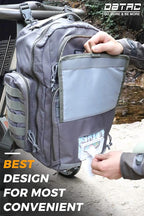 Diaper Bag Backpack for Dad, DBTAC Large Baby Nappy Bag for Men w/Changing Mat - Image 3