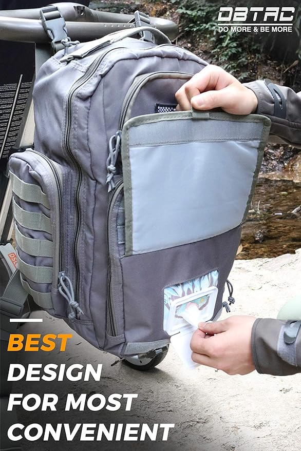 Diaper Bag Backpack for Dad, DBTAC Large Baby Nappy Bag for Men w/Changing Mat - Image 3