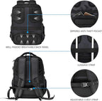 KROSER TSA Friendly Travel Laptop Backpack 17.3 inch XL Computer Backpack - Image 6