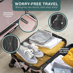 24 Inch Luggage with Spinner Wheels, Hard Shell Suitcase with TSA Locks - Image 3