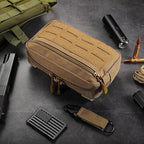 Tactical Molle Admin Pouch Utility Laser Cut EDC Tool Pouch Bag Horizontal - Image 8