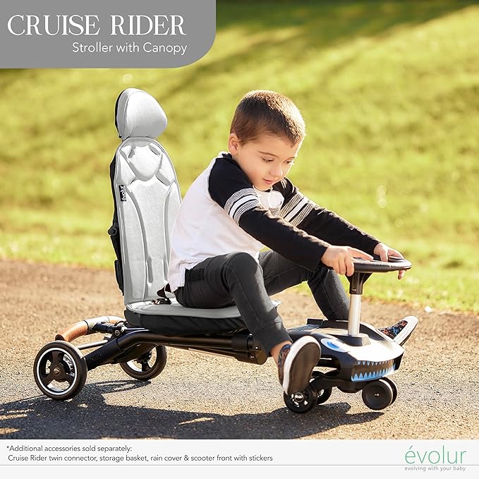 Evolur Cruise Rider Stroller - Image 7