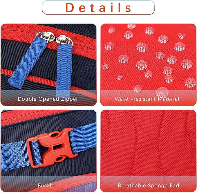 Cute Mini Toddler Backpacks for Boys 2-4 Little Kids Backpack Preschool Bookbag - Image 3