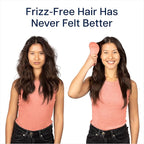 Crave Naturals Glide Thru Hair Brush - Detangler Brush for Curly, Straight, Wet or Dry Hair - Gentle Detangling Brusheses for Adults, Kids, Toddlers - Hair Accessories for Women, 7.5"x3" - Coral
