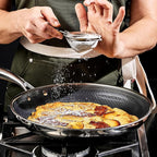 HexClad Hybrid Nonstick 12-Inch Frying Pan, Stay-Cool Handle, - Image 7