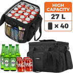 OPUX Soft Cooler Bag, Insulated Collapsible Lunch Cooler Tote - Image 2