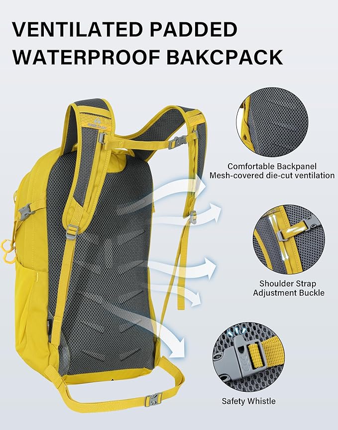 Pioneer Camp Hiking Backpack 22L Small Hiking Hydration Gear Lightweight - Image 3