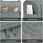 Narwey Hanging Toiletry Bag for Women Travel Makeup Bag Organizer Toiletries - Image 7
