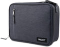 PackIt Freezable Classic Lunch Box, City Charcoal, Built by PackIt