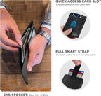 SERMAN BRANDS RFID Blocking Slim Bifold Genuine Leather Thin Minimalist Front - Image 4