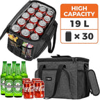 OPUX Soft Cooler Bag, Insulated Collapsible Lunch Cooler Tote - Image 2