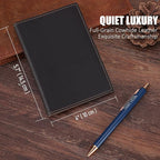 STAR VISTA Albatross Leather Travel Passport Holder, Minimalist Design - Image 2