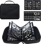 Meneng Travel Jewelry Case Organizer: Jewelry Bags Storage Book Binder - Image 8