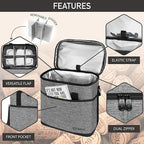 opux 6 Bottle Carrier Tote | Insulated Padded Wine Cooler Bag - Image 4