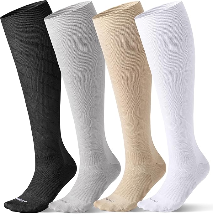 4 Pairs Light Compression Socks by Bbfrey