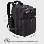 LHI Military Tactical Backpack for Men and Women 45L Army 3 Days Assault Pack - Image 2