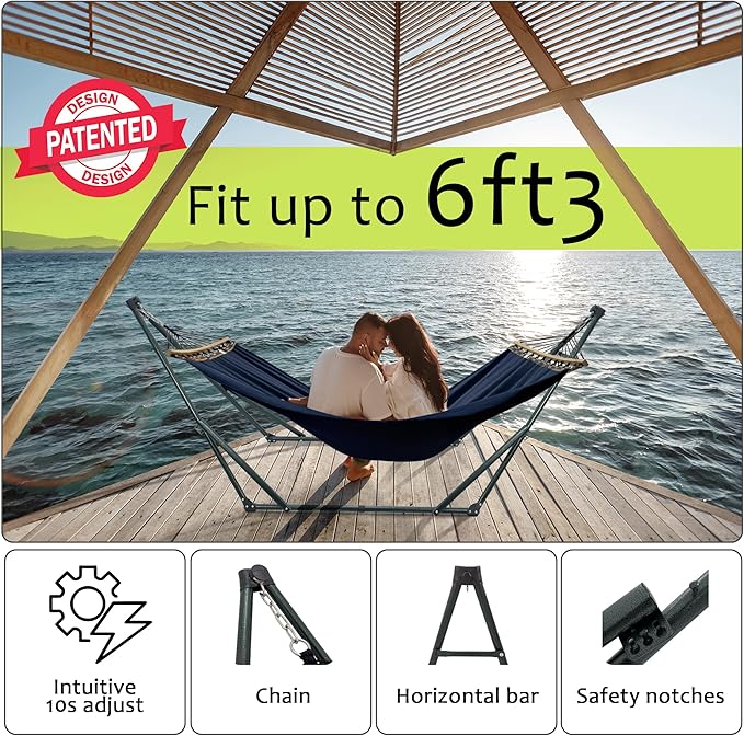 Tranquillo Ultimate Relaxation Portable Hammock Stand - Image 4