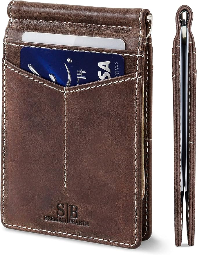 SERMAN BRANDS RFID Blocking Wallet Slim Bifold by SERMANBRANDS