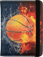Basketball Passport Holder for Women and Men PU Leather Passport Cover for by bassyilCustomizedforlife