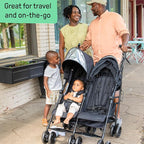 Summer Infant 3Dlite Folding Lightweight Side by Side Double Stroller - Image 4