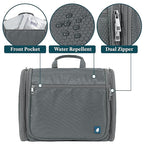 PAVILIA Large Hanging Toiletry Bag Travel Bag Women Men, Cosmetic Organizer - Image 4
