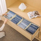 Jeans Drawer Organizers for Clothing, 5 Compartment Wardrobe Storage Box - Image 2