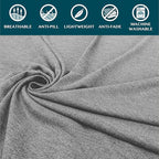 PAVILIA Soft Travel Blanket, Compact Airplane Blanket in Bag, Portable Blanket - Image 8