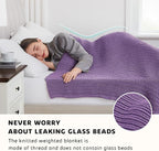L'AGRATY Knitted Weighted Blanket - Image 5