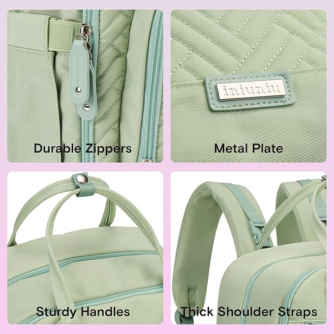 iniuniu Diaper Bag Backpack, 4 in 1 kit Large Unisex Baby Bags - Image 6