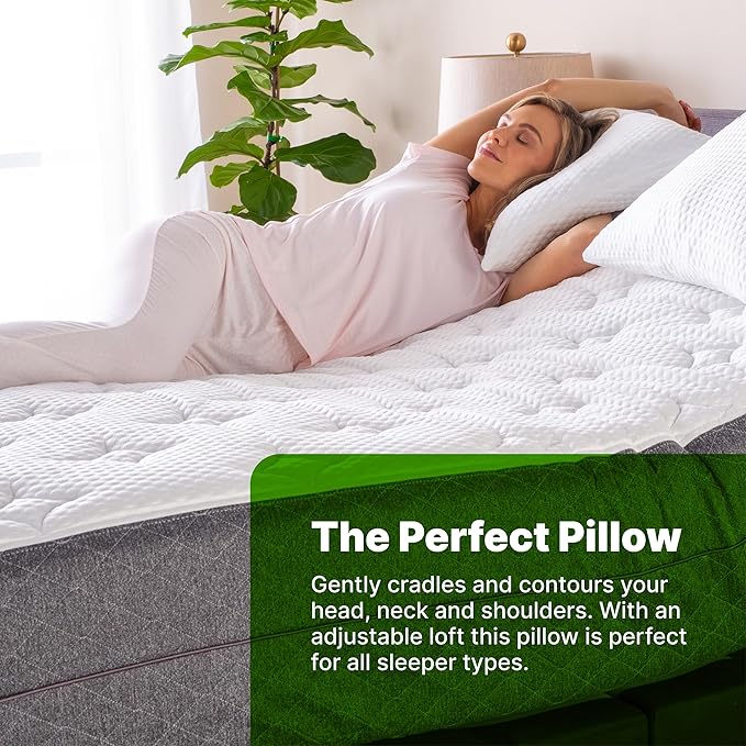 GhostBed Shredded Memory Foam Pillow - Image 3