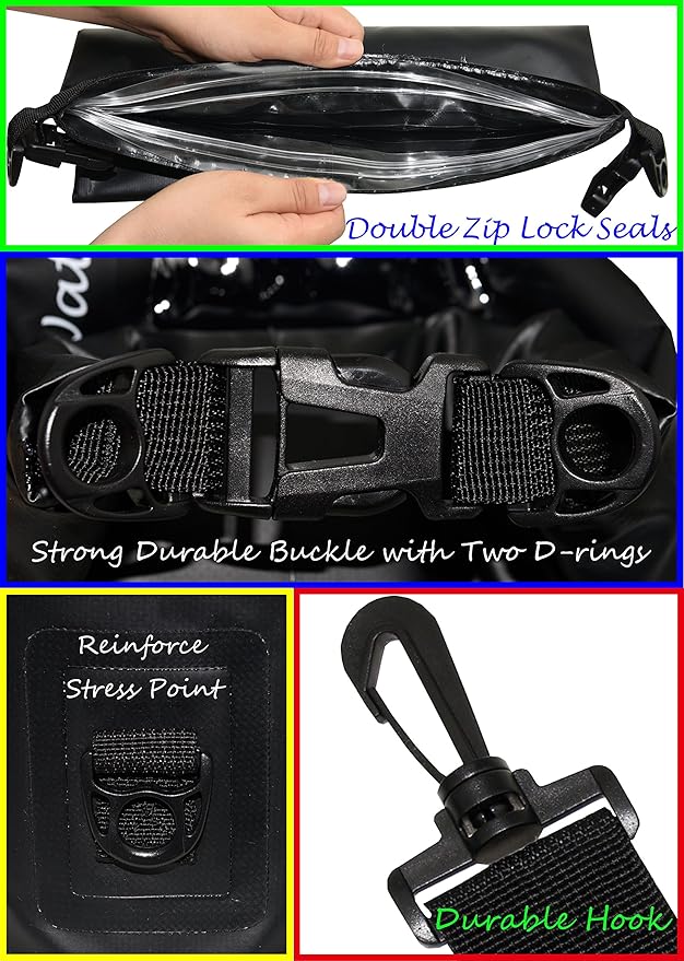 Freegrace Waterproof Dry Bags Set Of 3 Dry Bag - Image 3