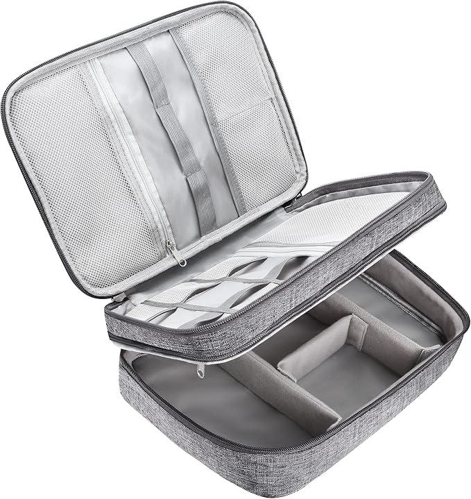 CILLA Electronics Organizer Travel, Travel Cord Organizer Case, Compact by CILLA