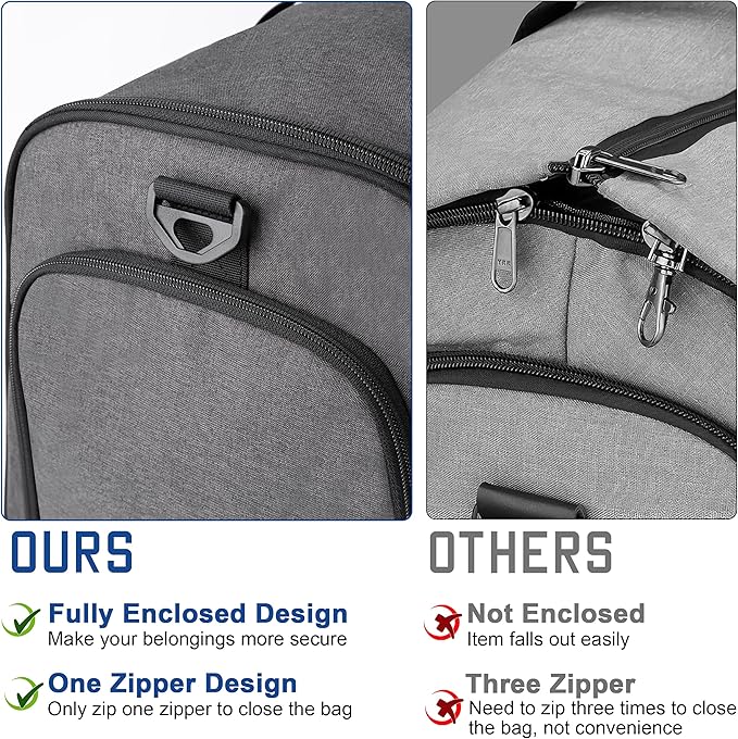 Convertible Duffle Bags for Travel Carry On Suit Duffle Bags - Image 3
