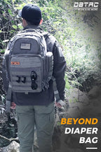 Diaper Bag Backpack for Dad, DBTAC Large Baby Nappy Bag for Men w/Changing Mat - Image 4