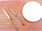 24-Piece Flatware Set, Extra Thick Heavy Duty - Image 8