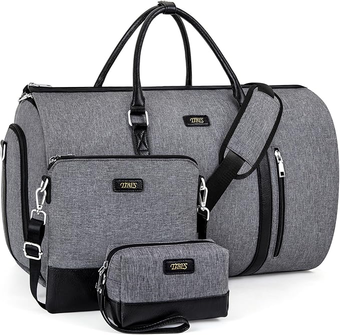 Convertible Garment Duffel Bag for Travel by TIBES
