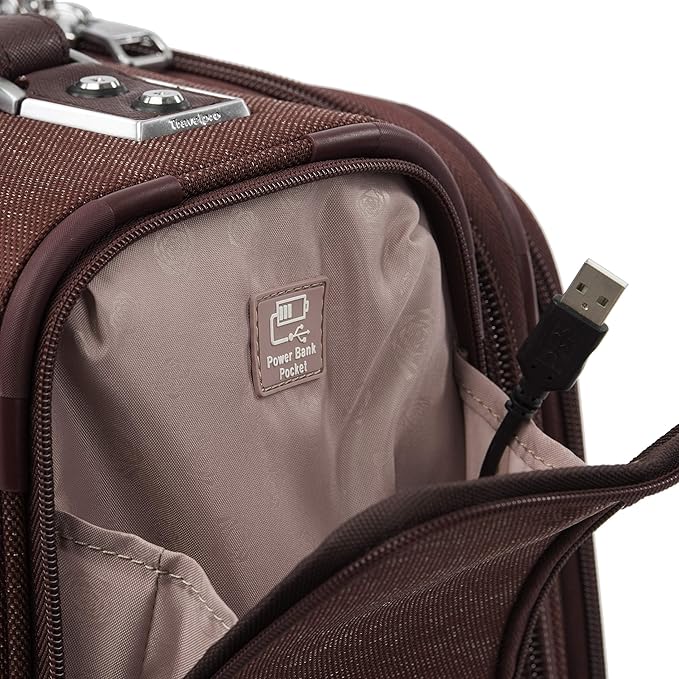 Travelpro Platinum Elite Softside Expandable Carry on Luggage, 8 Wheel Spinner - Image 10
