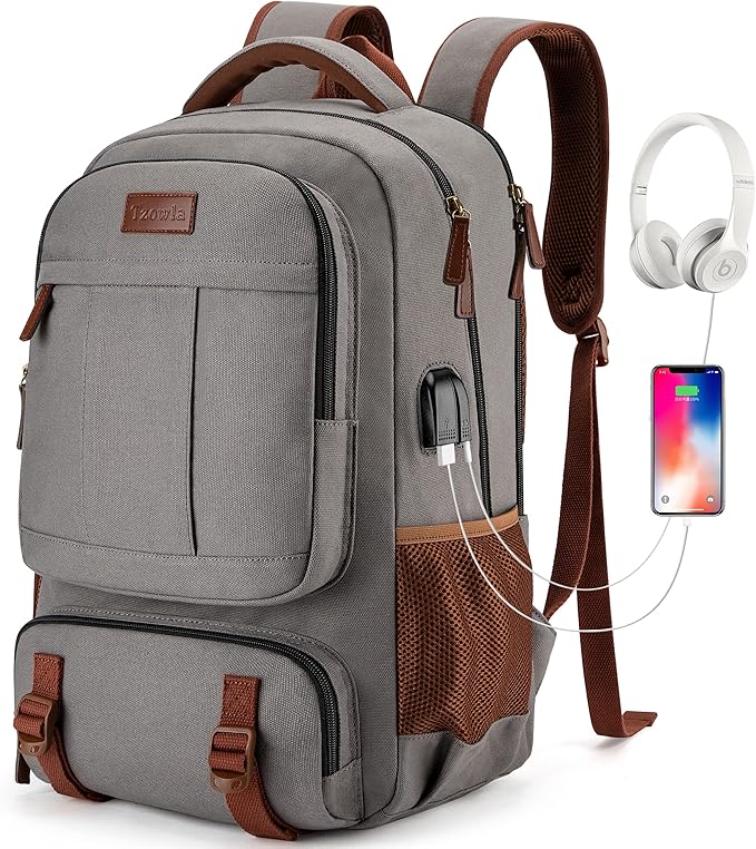 Tzowla Canvas Laptop Backpack, Bag by Tzowla